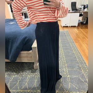 Elie Tahari jersey full length skirt